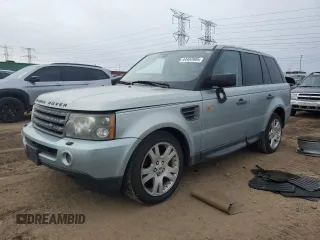 2006 Land Rover Range Rover Sport HSE with VIN SALSF25406A927154, listed as a Copart auction lot 44403905 with 163,701 mi miles and Salvage Title. Bid and sale history available at DreamBid. Image 1.