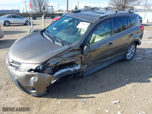 2014 Toyota RAV4 Limited with VIN 2T3DFREV5EW220519, listed as a IAAI auction lot 41808325 with 142,026 mi miles. Bid and sale history available at carsss.com. Image 2.