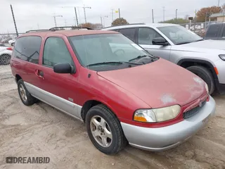 2000 Mercury Villager Sport with VIN 4M2XV12T6YDJ17027, listed as a IAAI auction lot 41498641 with 231,573 mi miles. Bid and sale history available at carsss.com. Image 1.