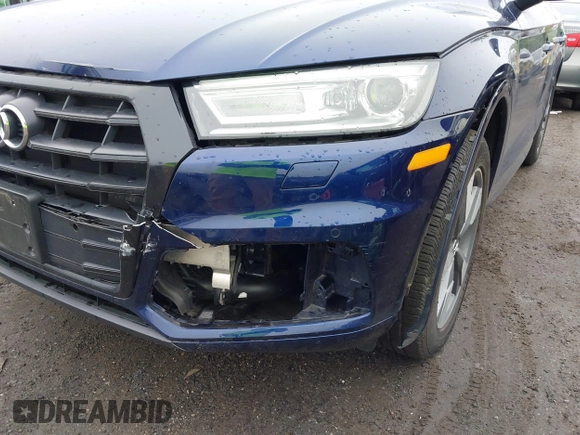 2020 Audi Q5 Premium with VIN WA1ANAFY6L2075135, listed as a IAAI auction lot 42517528 with 49,873 mi miles and . Bid and sale history available at DreamBid. Image 6.