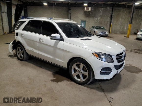 2018 Mercedes-Benz GLE 350 with VIN 4JGDA5HB4JB085041, listed as a Copart auction lot 78014554 with 103,587 mi miles and Salvage title. Bid and sale history available at DreamBid. Image 4.