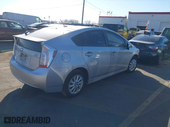 2013 Toyota Prius with VIN JTDKN3DP2D3036277, listed as a IAAI auction lot 41417329 with 135,679 mi miles and . Bid and sale history available at DreamBid. Image 4.