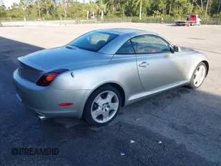 2004 Lexus SC 430 with VIN JTHFN48Y840058908, listed as a IAAI auction lot 41525684 with Not provided miles and . Bid and sale history available at DreamBid. Image 4.