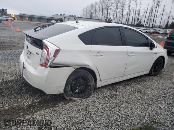 2013 Toyota Prius One with VIN JTDKN3DU8D5688203, listed as a Copart auction lot 48499575 with 269,621 mi miles and Salvage Title. Bid and sale history available at DreamBid. Image 3.
