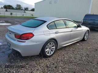 2016 BMW 6 Series 640i with VIN WBA6D0C53GD927810, listed as a Copart auction lot 63524364 with 53,118 mi miles and Salvage Title. Bid and sale history available at carsss.com. Image 3.