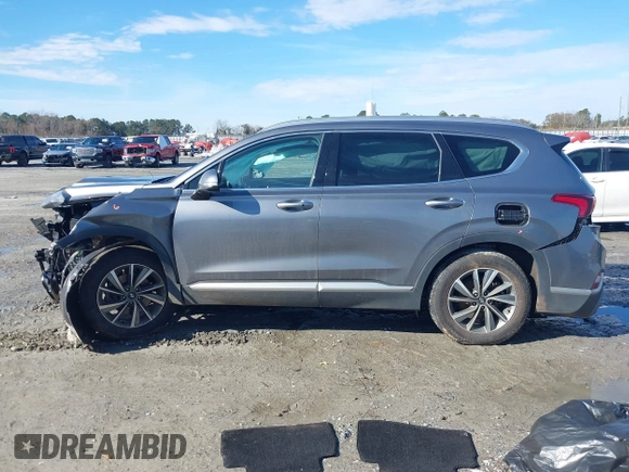 2019 Hyundai Santa Fe Limited with VIN 5NMS53ADXKH041588, listed as a IAAI auction lot 41423183 with 84,246 mi miles. Bid and sale history available at carsss.com. Image 14.