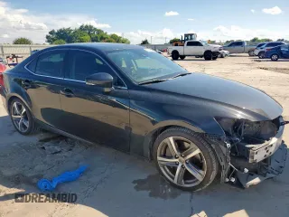 2017 Lexus IS 200t with VIN JTHBA1D24H5039369, listed as a Copart auction lot 62643755 with 135,171 mi miles and Salvage title. Bid and sale history available at DreamBid. Image 4.