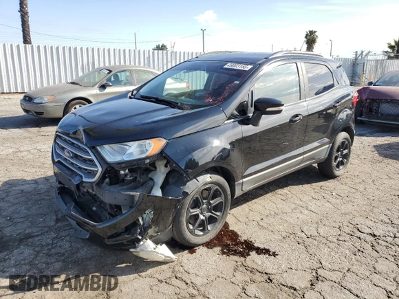 2019 Ford EcoSport SE z VIN MAJ3S2GEXKC269005, wystawiony jako Copart lot #49003155 z przebiegiem 64 720 mil mil oraz Szkoda całkowita • Salvage title. Historia ofert i sprzedaży dostępna na DreamBid. Obrazek 1.
