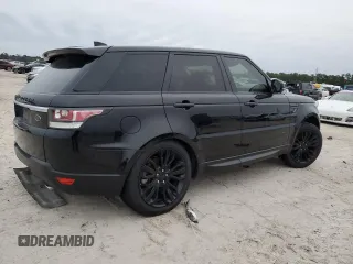 2017 Land Rover Range Rover Sport HSE with VIN SALWR2FK6HA129458, listed as a Copart auction lot 46280735 with 135,469 mi miles and Salvage Title. Bid and sale history available at carsss.com. Image 3.