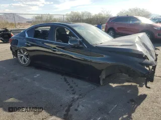 2021 Infiniti Q50 Luxe with VIN JN1EV7BP7MM703722, listed as a Copart auction lot 50768955 with Not provided miles and Salvage title. Bid and sale history available at DreamBid. Image 4.
