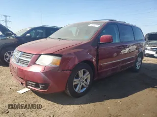 2010 Dodge Grand Caravan Crew with VIN 2D4RN6DX0AR438059, listed as a Copart auction lot 46850575 with 137,665 mi miles and Salvage Title. Bid and sale history available at DreamBid. Image 1.