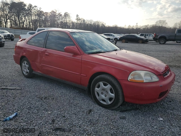 1998 Honda Civic EX with VIN 1HGEJ8249WL062510, listed as a Copart auction lot 44104035 with 133,381 mi miles and Salvage Title. Bid and sale history available at carsss.com. Image 4.