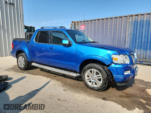 2010 Ford Explorer Sport Trac Limited with VIN 1FMEU5D82AUF01419, listed as a Copart auction lot 63317075 with 107,623 mi miles and Non repairable. Bid and sale history available at DreamBid. Image 4.