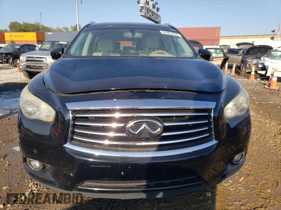 2013 Infiniti JX35 with VIN 5N1AL0MM0DC339401, listed as a Copart auction lot 67927874 with 185,721 mi miles and Salvage Title. Bid and sale history available at carsss.com. Image 5.
