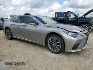 2022 Lexus LS with VIN JTHD51FF5N5017406, listed as a Copart auction lot 73726244 with 6,218 mi miles and Salvage Title. Bid and sale history available at carsss.com. Image 4.
