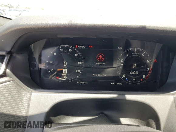 2019 Land Rover Range Rover Velar S z VIN SALYB2EX3KA799356, wystawiony jako Copart lot #61948515 z przebiegiem 77 622 mil mil oraz Szkoda całkowita • Salvage title. Historia ofert i sprzedaży dostępna na DreamBid. Obrazek 9.