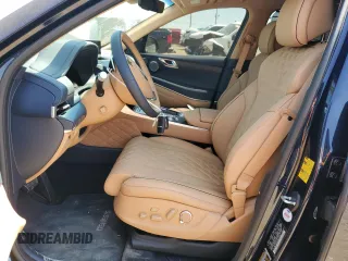 2024 Genesis GV80 with VIN KMUHCESC9RU197445, listed as a Copart auction lot 58260184 with Not Provided miles and Salvage Title. Bid and sale history available at DreamBid. Image 7.