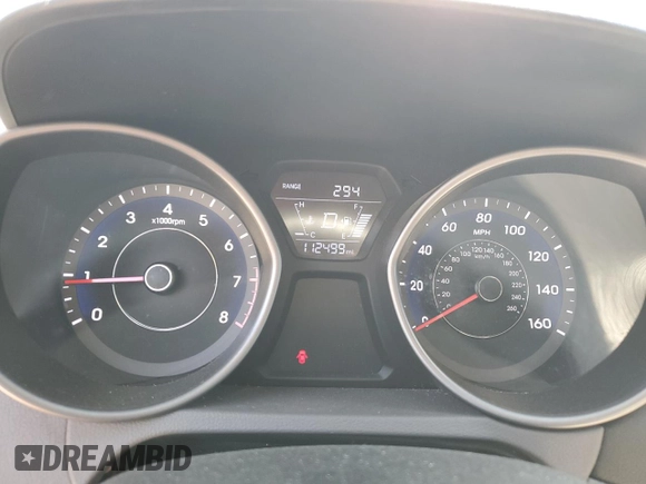 2015 Hyundai Elantra SE with VIN 5NPDH4AE7FH608119, listed as a Copart auction lot 53998385 with 112,499 mi miles and Salvage Title. Bid and sale history available at DreamBid. Image 9.
