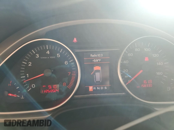2008 Audi Q7 4.2L Premium with VIN WA1EV74L38D031875, listed as a Copart auction lot 79297884 with 158,330 mi miles and Salvage Title. Bid and sale history available at carsss.com. Image 9.