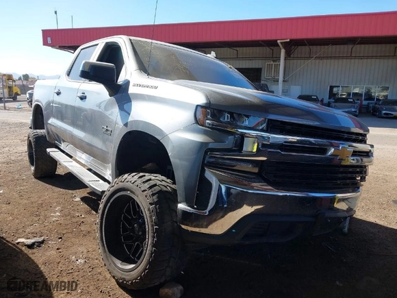 2019 Chevrolet Silverado 1500 LT with VIN 1GCPWCED3KZ390276, listed as a IAAI auction lot 41247243 with 60,883 mi miles. Bid and sale history available at carsss.com. Image 1.