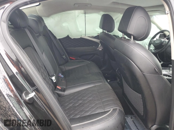 2021 Genesis G70 2.0T with VIN KMTG44LA3MU075175, listed as a Copart auction lot 57679175 with 89,864 mi miles and Salvage title. Bid and sale history available at DreamBid. Image 10.