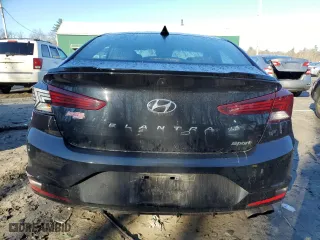2020 Hyundai Elantra Sport with VIN KMHD04LB2LU049201, listed as a Copart auction lot 80038654 with 99,467 mi miles and Salvage Title. Bid and sale history available at carsss.com. Image 6.