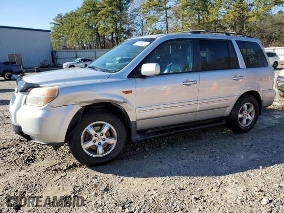 2007 Honda Pilot EX-L with VIN 5FNYF28737B042477, listed as a Copart auction lot 86172824 with 275,105 mi miles and Salvage Title. Bid and sale history available at DreamBid. Image 1.