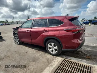 2023 Toyota Highlander L с VIN 5TDKDRAH8PS024804, выставлен на аукционе Copart как лот 60205295 с пробегом 19 957 миль миль и Списание • Salvage title. История ставок и продаж доступна на DreamBid. Изображение 2.