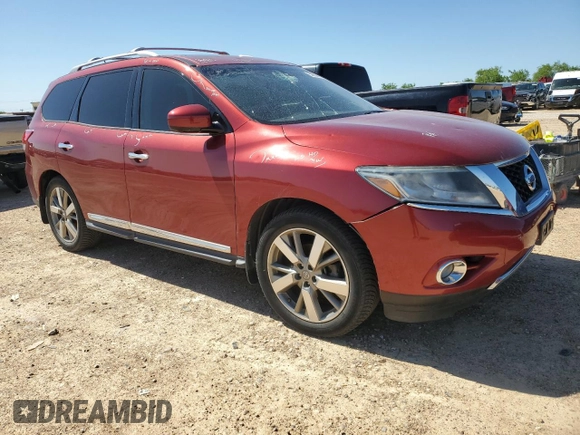 2016 Nissan Pathfinder SL with VIN 5N1AR2MN0GC664282, listed as a Copart auction lot 52808025 with 93,634 mi miles and Clean title. Bid and sale history available at DreamBid. Image 4.
