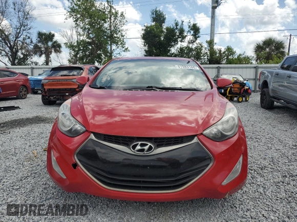 2013 Hyundai Elantra Coupe SE with VIN KMHDH6AE0DU006351, listed as a Copart auction lot 51983165 with 200,036 mi miles and Salvage Title. Bid and sale history available at carsss.com. Image 5.