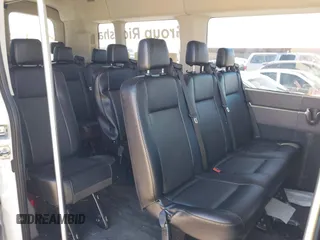 2024 Ford Transit Passenger XL with VIN 1FBAX2C89PKB52360, listed as a IAAI auction lot 41381594 with 43,067 mi miles and . Bid and sale history available at DreamBid. Image 8.