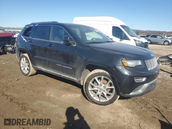 2015 Jeep Grand Cherokee Summit z VIN 1C4RJFJG4FC726941, wystawiony jako Copart lot #47025945 z przebiegiem 107 227 mil mil oraz Szkoda całkowita • Salvage title. Historia ofert i sprzedaży dostępna na DreamBid. Obrazek 4.