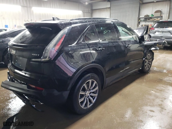 2019 Cadillac XT4 FWD Sport with VIN 1GYFZER48KF189316, listed as a Copart auction lot 89083345 with 36,776 mi miles and Salvage Title. Bid and sale history available at carsss.com. Image 3.