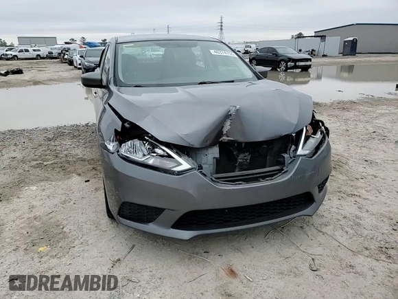 2017 Nissan Sentra SV with VIN 3N1AB7APXHL648420, listed as a Copart auction lot 46374755 with 150,746 mi miles and Salvage Title. Bid and sale history available at carsss.com. Image 10.
