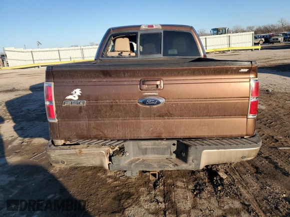 2011 Ford F-150 Lariat with VIN 1FTFW1E66BFC04734, listed as a Copart auction lot 89369565 with 0 mi miles and Salvage Title. Bid and sale history available at carsss.com. Image 6.