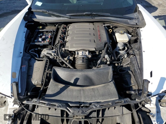 2016 Chevrolet Corvette 1LT with VIN 1G1YB2D7XG5121916, listed as a Copart auction lot 46175055 with 57,624 mi miles and Salvage Title. Bid and sale history available at carsss.com. Image 11.