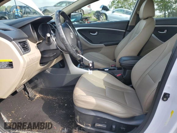 2015 Hyundai Elantra GT with VIN KMHD35LH5FU238558, listed as a Copart auction lot 74488844 with 56,934 mi miles and Salvage Title. Bid and sale history available at carsss.com. Image 7.