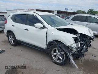 2017 Nissan Rogue SV with VIN 5N1AT2MT0HC894745, listed as a IAAI auction lot 42024126 with 143,425 mi miles and . Bid and sale history available at DreamBid. Image 1.