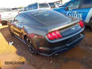 2020 Ford Mustang EcoBoost with VIN 1FA6P8TH9L5113805, listed as a IAAI auction lot 41588921 with 43,895 mi miles. Bid and sale history available at carsss.com. Image 3.