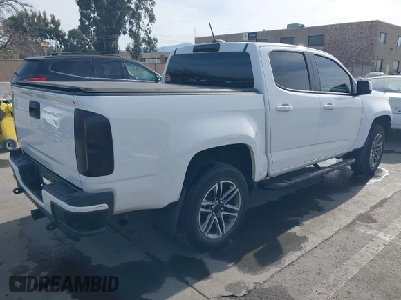 2021 Chevrolet Colorado 2WD Work Truck z VIN 1GCGSBENXM1118310, wystawiony jako IAAI lot #41668804 z przebiegiem 65 295 mil mil oraz . Historia ofert i sprzedaży dostępna na DreamBid. Obrazek 4.