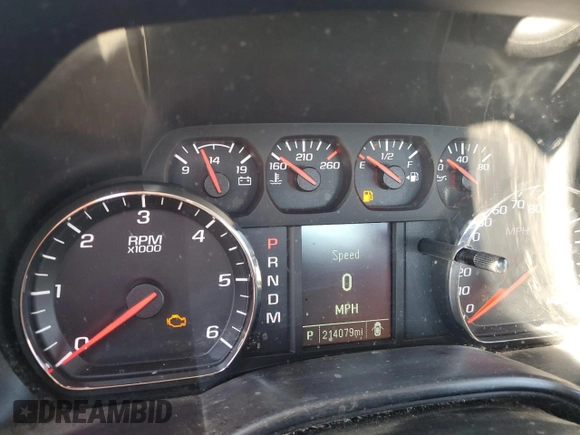 2015 Chevrolet Silverado 1500 LS with VIN 1GCRCPEH1FZ335827, listed as a Copart auction lot 50414585 with 214,079 mi miles and Salvage Title. Bid and sale history available at DreamBid. Image 9.