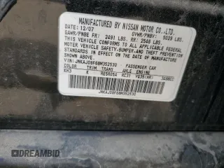 2008 Infiniti EX Journey with VIN JNKAJ09F68M352530, listed as a Copart auction lot 63513514 with 177,595 mi miles and Salvage Title. Bid and sale history available at carsss.com. Image 12.