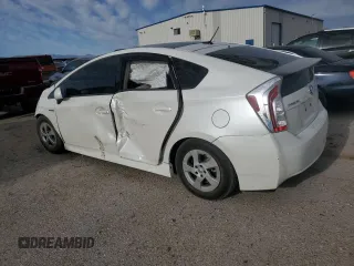 2015 Toyota Prius Four with VIN JTDKN3DU4F0408163, listed as a Copart auction lot 53390595 with 0 mi miles and Salvage Title. Bid and sale history available at carsss.com. Image 2.