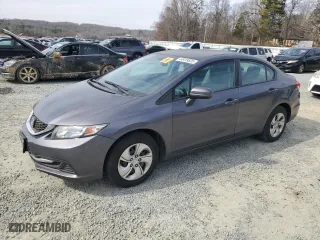 2015 Honda Civic Sedan LX with VIN 2HGFB2F53FH542573, listed as a Copart auction lot 44919835 with 106,842 mi miles and Salvage Title. Bid and sale history available at carsss.com. Image 1.