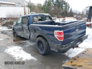 2010 Ford F-150 XL with VIN 1FTFW1EV7AFB50429, listed as a IAAI auction lot 40956419 with 1 mi miles. Bid and sale history available at carsss.com. Image 3.
