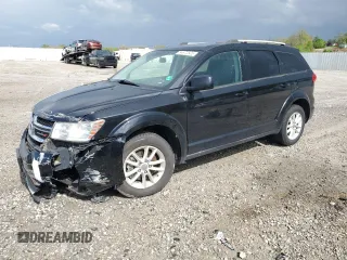 2017 Dodge Journey SXT z VIN 3C4PDCBG8HT590980, wystawiony jako Copart lot #54672525 z przebiegiem Nie podano mil oraz Szkoda całkowita • Salvage title. Historia ofert i sprzedaży dostępna na DreamBid. Obrazek 1.