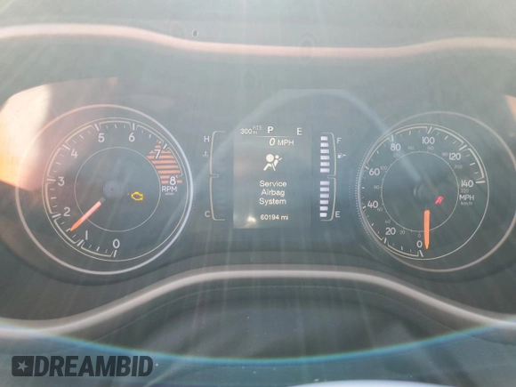 2017 Jeep Cherokee Sport with VIN 1C4PJMAS2HD217704, listed as a Copart auction lot 62503524 with 60,194 mi miles and Salvage Title. Bid and sale history available at carsss.com. Image 9.