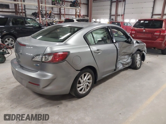 2012 Mazda 3 i Touring with VIN JM1BL1V77C1696219, listed as a IAAI auction lot 41944925 with 85,961 mi miles and . Bid and sale history available at DreamBid. Image 4.