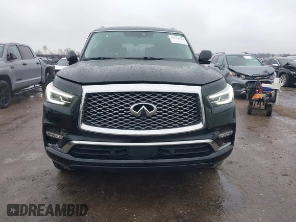 2021 Infiniti QX80 PREMIUM SELECT with VIN JN8AZ2AF3M9719743, listed as a IAAI auction lot 41534424 with 103,665 mi miles. Bid and sale history available at carsss.com. Image 12.