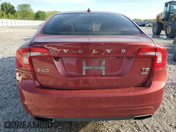 2015 Volvo S60 T5 Premier with VIN YV1612TK9F1343273, listed as a Copart auction lot 54096255 with 109,724 mi miles and Clean title. Bid and sale history available at DreamBid. Image 6.
